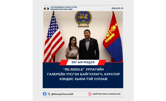 “RE.RIDDLE” УРЛАГИЙН  ГАЛЕРЕЙН ҮҮСГЭН БАЙГУУЛАГЧ, КУРАТОР КЭНДИС ХЬЮИ-ТЭЙ УУЛЗАВ