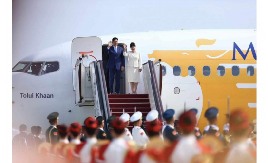 МОНГОЛ УЛСЫН ЕРӨНХИЙЛӨГЧ УХНААГИЙН ХҮРЭЛСҮХ ГЭРГИЙ ЛУВСАНДОРЖИЙН БОЛОРЦЭЦЭГИЙН ХАМТ БНХАУ-Д ХҮРЭЛЦЭН ИРЛЭЭ